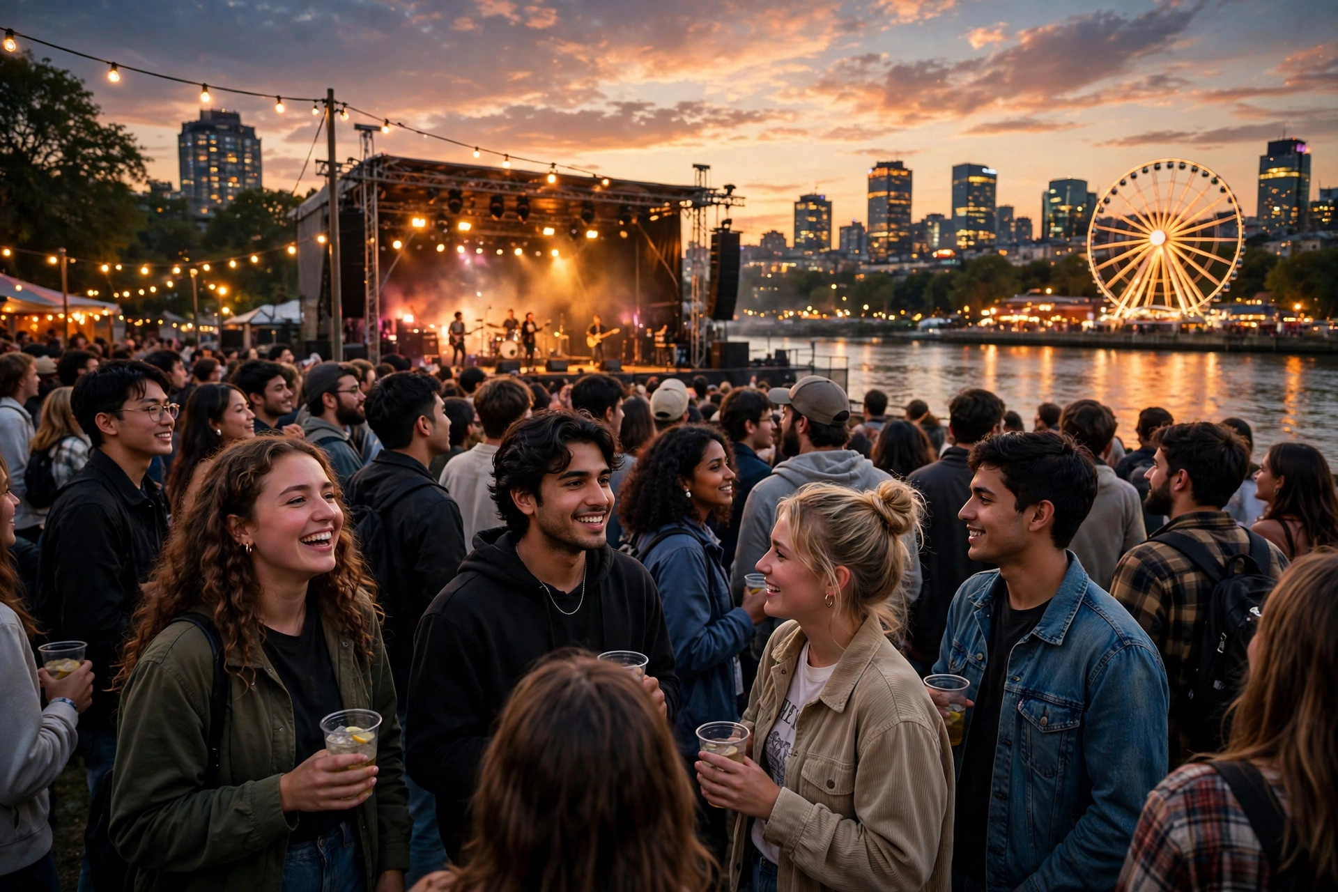 Riverside music festival