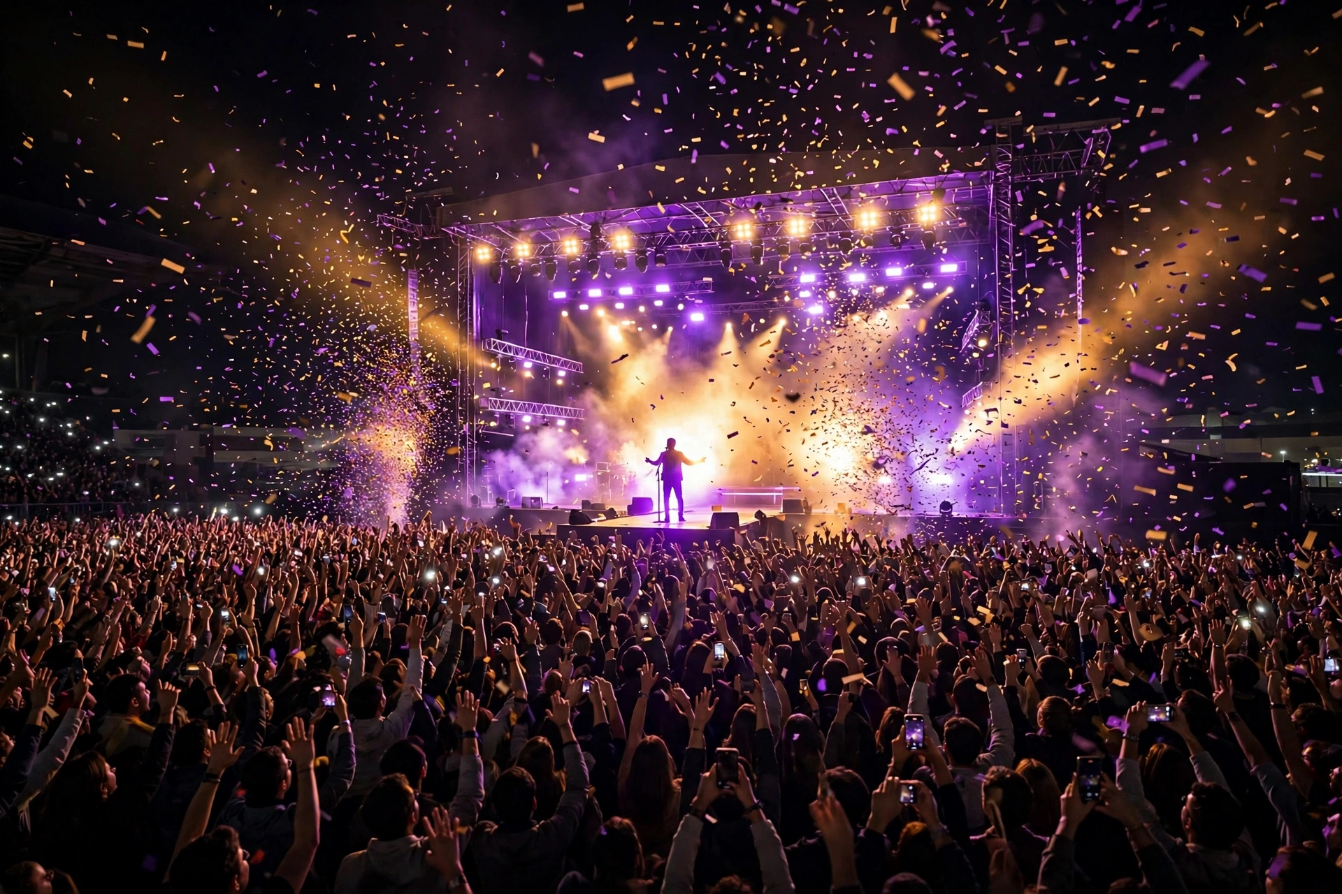 Concert crowd in Guangzhou
